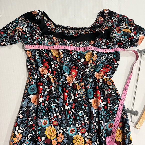 LOFT FLORAL PULLOVER DRESS - Picture 12 of 16